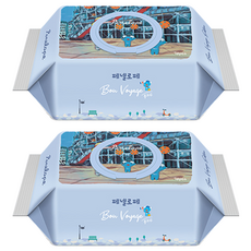페넬로페 본보야지 퐁피두 저자극 아기물티슈 캡형, 75g, 70매, 2개