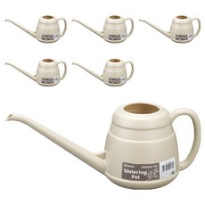 NAKAYA 日本澆水壺塑膠澆水壺 29.5 x 11cm, 白色, 6個
