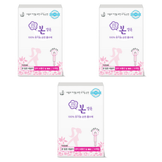 유기농본 오씨본 유기농 탐폰, 레귤러, 12개입, 3개