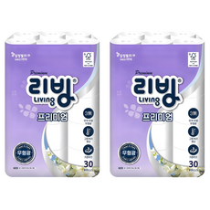 Living SOFT TISSUE 優質3層捲筒衛生紙, 30m, 2個, 30入