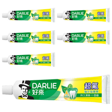 DARLIE 好來 超氟強化琺瑯質牙膏 天然薄荷精華 持久清新口氣, 250g, 6條