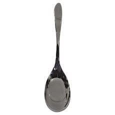 SHIMOMURA 下村 不銹鋼湯匙 18-8不銹鋼 24x7cm 日本製, 銀色, 1支