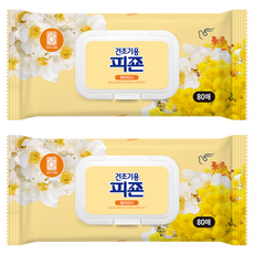 피죤 건조기용 오리지널 드라이시트 섬유유연제 옐로미모사 본품, 80개입, 2개
