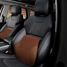 iamdue 車用記憶棉坐墊, 棕色, 2個