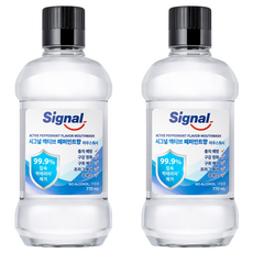 英國 Signal Active薄荷香漱口水, 770ml, 2個
