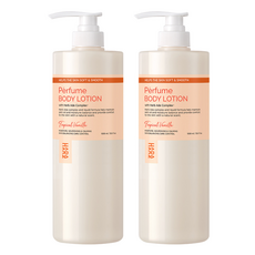 HAARAZ 草本香氛保濕身體乳液 Tropical Vanilla香, 1L, 2瓶