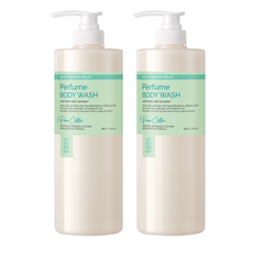 HAARAZ 草本香氛潔淨水潤沐浴乳 純淨棉花香, 2瓶, 1L