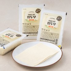 라라스팜 국산콩 100% 하늘이 내린 쌈두부, 100g, 3개