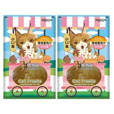 Cat Glory 驕傲貓 小口食 原肉零食 薄烤雞肉片, 40g, 2包