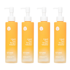 Eztung 舌苔清潔液, 4瓶, 200ml