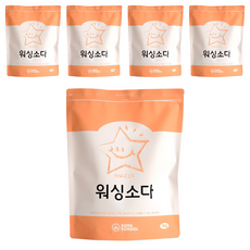 SODA SCHOOL 洗滌蘇打粉洗滌劑產品, 5個, 3kg