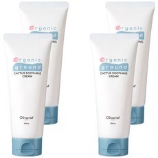 organic ground 仙人掌舒緩乳霜, 150ml, 4條
