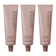 아로마티카 멜로우니스 핸드크림 매그놀리아 & 샌달우드, 30ml, 3개