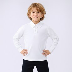 잭키드 남아용 키즈 긴팔 트루디 남방 카라 티셔츠