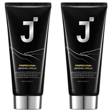 제이숲 프로페셔널 셀프 제모크림 바디용 그린티 향, 200ml, 2개
