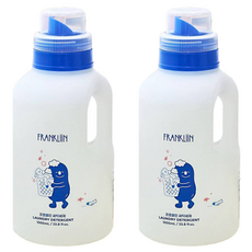 FRANKLIIN 세탁세제 무향, 1L, 2개