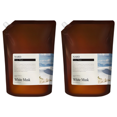 NARD 清新香水沐浴露補充包 白麝香, 2.1L, 2包