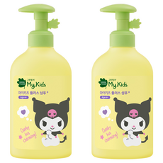 그린핑거 산리오 마이키즈 플러스 샴푸 복숭아향, 320ml, 2개