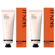 Skinu 香水高保濕護手霜 深沉麝香, 2條, 50g