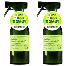 HAARAZ 泡泡潔足慕斯 清新薄荷香, 1入, 2個, 500ml