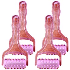 樹便攜式指壓棒按摩器, 4個, 隨機出貨