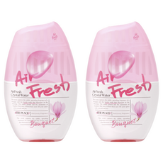 에어후레쉬 크리스탈워터 실내용 대용량 방향제, 400ml, 2개, 부케향