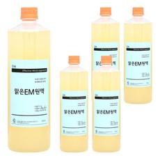 이엠그린 맑은EM원액, 1L, 5개