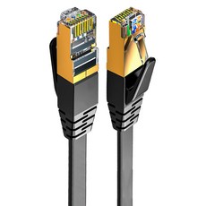 DTAudio 高速網路線 Cat.7, 20m, 黑色, 1條