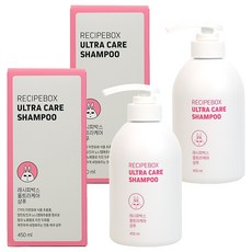 레시피박스 울트라 케어 키즈 샴푸, 450ml, 2개