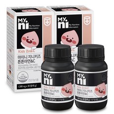 Myni 鋅+維他命C錠 45g, 2罐
