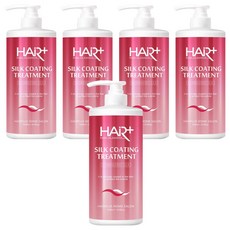 Hair Plus 絲綢塗層乾燥受損髮質護理, 1L, 5個