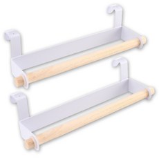 PARA:D 水槽掛式木製抹布架, 白色, 2個