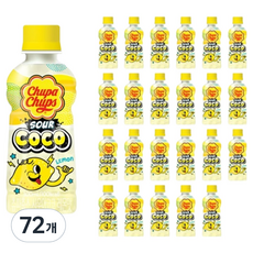 츄파춥스 사우어코코 레몬 주스, 72개, 240ml