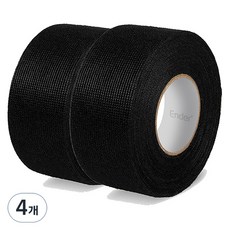 ender 耐用電線整理吸音膠帶 25mm, 黑色, 4個