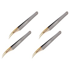 睫毛鑷子, E03(弧形), 4支