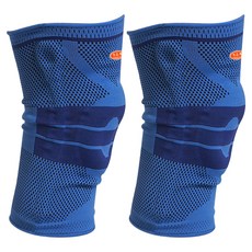 라이프포인트 슬림 실리콘 무릎 보호대 블루, 2개