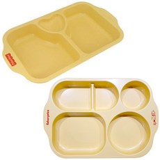 fisher-price 費雪 玉米餐盤 1+玉米點心餐盤 1, 餐盤 + 點心餐盤