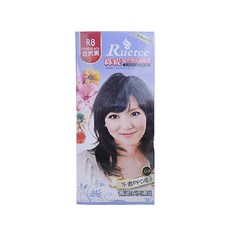 Ruetee 綠緹 自然色彩染髮霜, R8 自然黑, 1盒