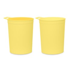 lifist Eggbin 開放式垃圾桶 2件組, 黃色