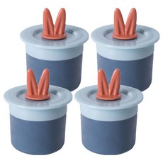 BEAUTY DISPLAY 美得像專櫃 兔耳洗面乳起泡器, 深藍色, 4個