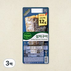 비비고 고단백 삼치구이, 60g, 3팩