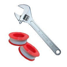 월드크린 몽키스패너 + 테이프 2p 색상랜덤, 1세트