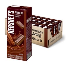 HERSHEY'S 好時 原味巧克力飲, 235ml, 24개