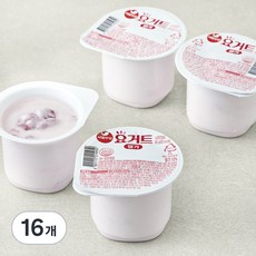서울우유 요거트 딸기, 85g, 16개