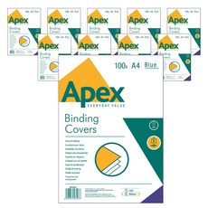 Fellowes 斐樂 皮板綁定蓋100p x 10件, A4, 寶藍色