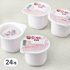 서울우유 요거트 딸기, 85g, 24개