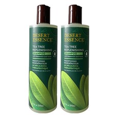 데저트에센스 티트리 리플레니싱 샴푸 테라퓨틱, 375ml, 2개