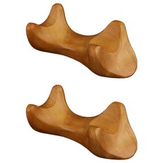 MEO 花梨木烏龜造型木質按摩刮痧板, 2個, 單一顏色