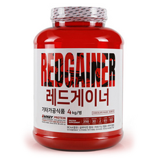 GWHEY REDGAINER 增重高蛋白, 4kg, 1罐