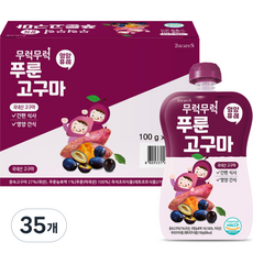 이유케어스 무럭무럭 과일퓨레, 푸룬고구마, 35개, 100g